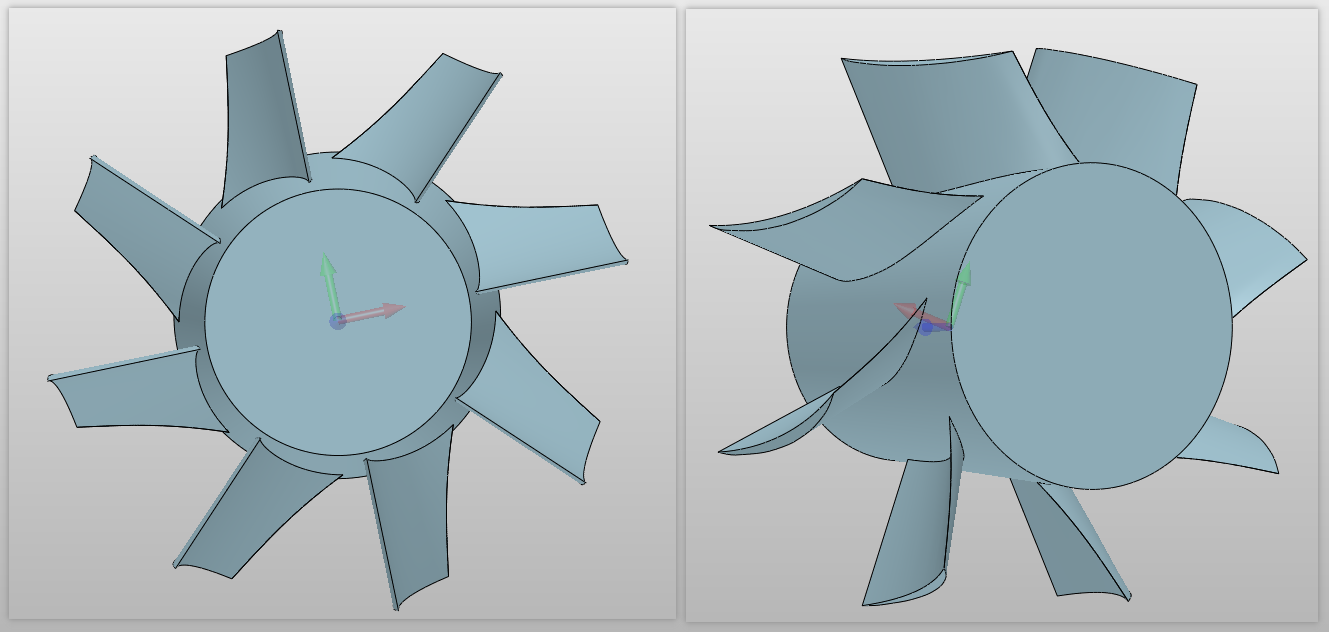 轴流泵导叶建模视频教程